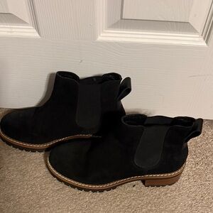 Black Suede Ankle Boots